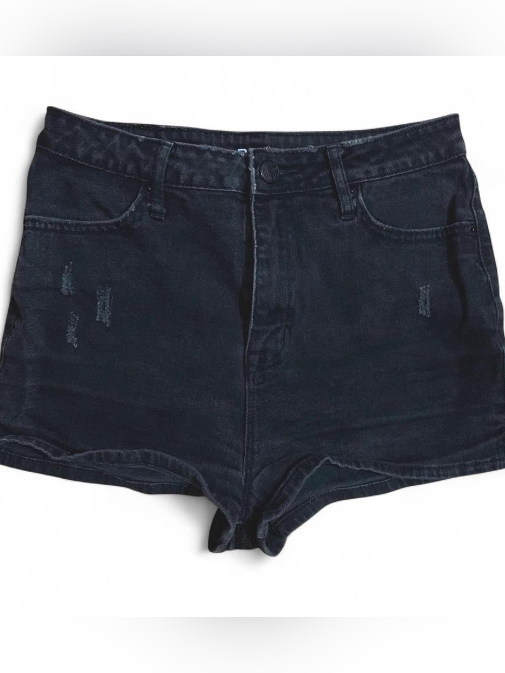 BDG Black High-Rise Denim Shorts